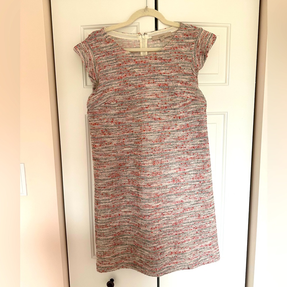 Loft Boucle Shift Dress